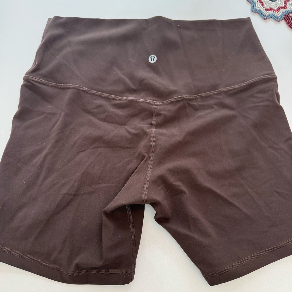 lululemon athletica Women's Chocolate Brown Bike Shorts